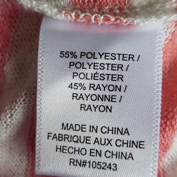 Bobeau Women's plus Stripped Belle Sleeve Top - Picture 5 of 5